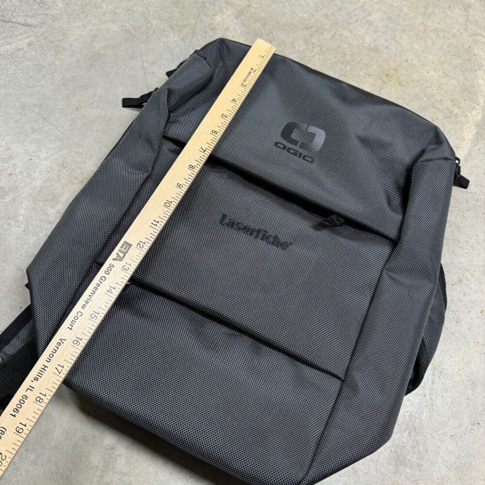 OGIO Sprint Pack Laptop Backpack Gray NEW Laserfiche Logo School Travel Bag - Picture 6 of 7